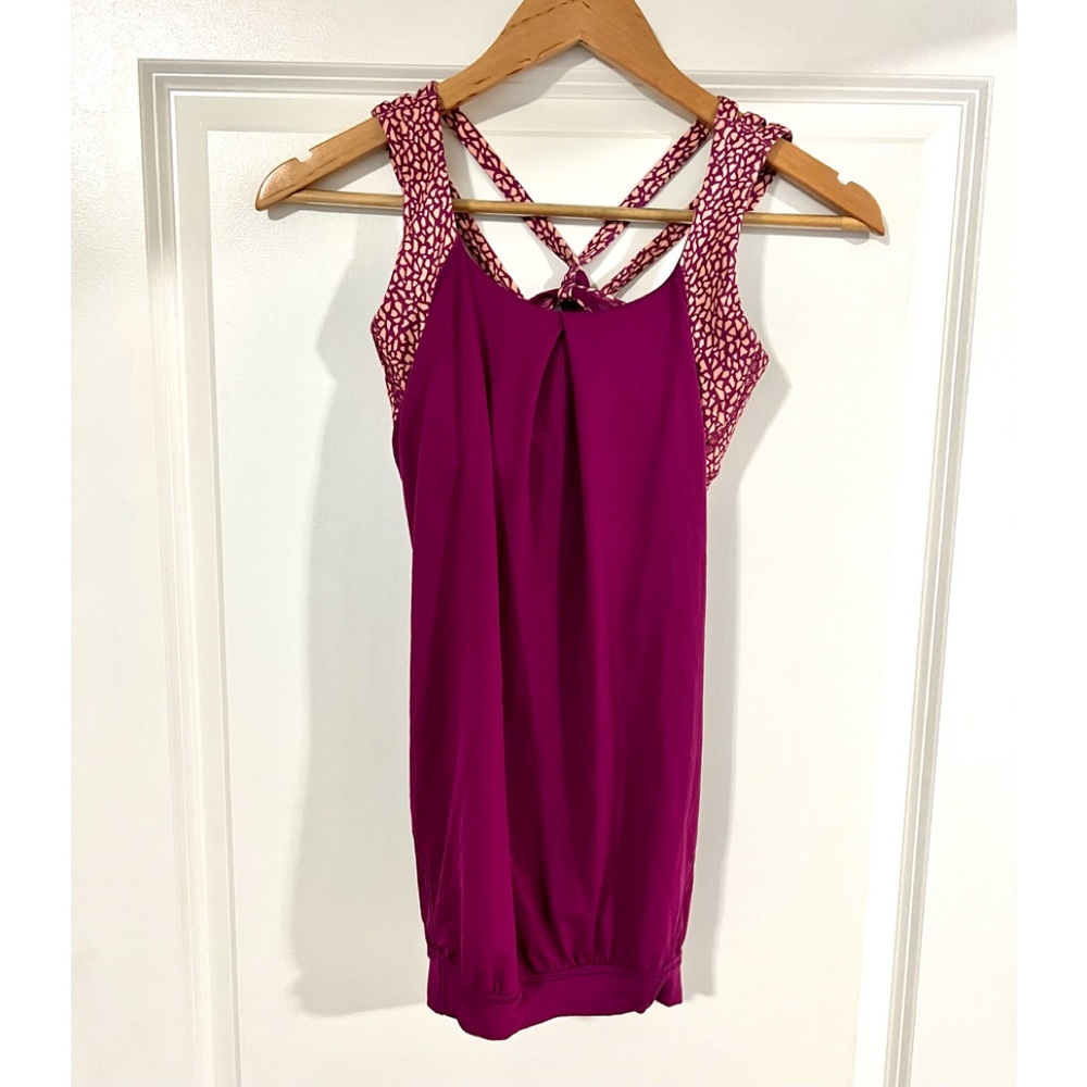 Lululemon Pink Athletic Tank Top Size s